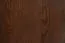 Geräumige Vitrine Kiefer Vollholz Turakos 08, Walnussfarben, 214 x 150 x 50 cm, mit 5 Türen und 5 Schubladen, viel Stauraum, hochwertig verarbeitet