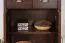 Kommode Kiefer massiv Walnussfarben Turakos 67, mit 2 Türen und 2 Schubladen, 119 x 80 x 43 cm, hochwertig und stabil, einfache und rasche Montage