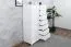 Kommode Kiefer massiv Vollholz weiß lackiert Junco 155 – Abmessung 140 x 90 x 42 cm