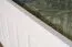 Weißes Doppelbett / Gästebett Buche Vollholz 106, inkl. Lattenrost, Liegefläche 180 x 200 cm, hochwertig verarbeitet, breite Bettpfosten, einfache Montage