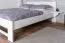 Jugendbett Buche Vollholz Weiß 110, inkl. Lattenrost, Matratzenmaße 160 x 200 cm