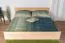 Doppelbett / Gästebett Buche massiv Vollholz natur 116, inkl. Lattenrost - Abmessung 180 x 200 cm