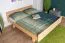 Doppelbett / Gästebett Buche massiv Vollholz natur 116, inkl. Lattenrost - Abmessung 180 x 200 cm