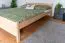 Jugendbett Buche massiv Vollholz natur 117, inkl. Lattenrost - Abmessung 160 x 200 cm
