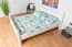 Weißes Jugendbett Kiefer Vollholz 98, inkl. Lattenrost - Matratzenmaße 180 x 200 cm, ansprechendes Design, gut kombinierbar, langlebig