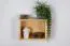 Bücherregal - 40 cm breit, Kiefer Holz-Massiv, Farbe: Natur