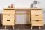 Schreibtisch Kiefer massiv natur Aurornis 68 - Abmessungen: 75 x 142 x 55 cm (H x B x T)