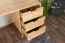 Schreibtisch Kiefer massiv natur Aurornis 68 - Abmessungen: 75 x 142 x 55 cm (H x B x T)