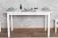 Schlichter Esstisch Kiefer Massivholz Junco 230A , weißer Tisch, Küchentisch, 75 x 140 cm, einfache und rasche Montage, robust und stabil