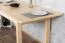 Tisch ausziehbar Kiefer massiv Vollholz natur Junco 236F (eckig) - Abmessung 90 x 140 / 210 cm