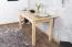 Tisch ausziehbar Kiefer massiv Vollholz natur Junco 236F (eckig) - Abmessung 90 x 140 / 210 cm
