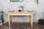 Tisch ausziehbar Kiefer massiv Vollholz natur Junco 236F (eckig) - Abmessung 90 x 140 / 210 cm