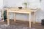 Tisch ausziehbar Kiefer massiv Vollholz natur Junco 236F (eckig) - Abmessung 90 x 140 / 210 cm