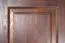Kleiderschrank Kiefer Vollholz massiv Nussfarben Junco 10A - Abmessung 195 x 84 x 59 cm (H x B x T)