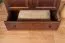 Kleiderschrank Kiefer Vollholz massiv Nussfarben Junco 10A - Abmessung 195 x 84 x 59 cm (H x B x T)