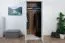 Drehtürenschrank / Kleiderschrank Segnas 07, Farbe: Kiefer Weiß / Eiche Braun - 198 x 90 x 53 cm (H x B x T)