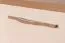 TV-Unterschrank Gataivai 26, Farbe: Beige Hochglanz / Walnuss - Abmessungen: 48 x 219 x 46 cm (H x B x T)