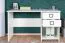 Kinderzimmer - Schreibtisch Benjamin 28, Farbe: Weiß - Abmessungen: 74 x 125 x 60 cm (H x B x T)