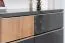 Schuhschrank Vaitele 04, Farbe: Anthrazit Hochglanz / Walnuss - 101 x 76 x 35 cm (H x B x T)