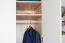 Drehtürenschrank / Kleiderschrank 18, Farbe: Buche / Weiß - 236 x 84 x 56 cm (H x B x T)