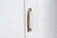 Drehtürenschrank / Kleiderschrank Lotofaga 15, Farbe: Weiß / Walnuss - 227 x 181 x 59 cm (H x B x T)