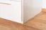 Drehtürenschrank / Kleiderschrank Siumu 28, Farbe: Weiß / Weiß Hochglanz - 224 x 182 x 56 cm (H x B x T)