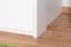 Drehtürenschrank / Kleiderschrank mit LED-Rahmen Siumu 23, Farbe: Weiß / Weiß Hochglanz - 226 x 187 x 60 cm (H x B x T)