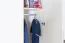 Drehtürenschrank / Kleiderschrank Siumu 24, Farbe: Weiß / Weiß Hochglanz - 224 x 227 x 56 cm (H x B x T)