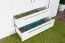 Drehtürenschrank / Kleiderschrank Siumu 31, Farbe: Weiß / Weiß Hochglanz - 224 x 227 x 56 cm (H x B x T)