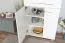 Schuhschrank Garim 49, Farbe: Weiß Hochglanz - Abmessungen: 101 x 76 x 35 cm (H x B x T)