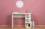 Kinderzimmer - Schreibtisch Benjamin 35, Farbe: Weiß - 75 x 91 x 50 cm (H x B x T)