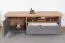TV-Unterschrank Lotofaga 06, Farbe: Grau / Walnuss - 52 x 151 x 54 cm (H x B x T)