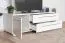 TV-Unterschrank Garim 26, Farbe: Weiß Hochglanz - 46 x 135 x 45 cm (H x B x T)