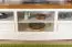 TV-Unterschrank Gyronde 10, Kiefer massiv Vollholz, Farbe: Weiß / Eiche - 53 x 167 x 53 cm (H x B x T)