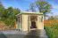 Gartenhaus G274 Natur- 28 mm Blockbohlenhaus, Grundfläche: 4,56 m², Pultdach
