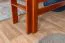 Hochbett 160 x 200 cm "Easy Premium Line" K23/n, Buche Massivholz Kirschfarben lackiert, teilbar
