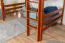 Hochbett 160 x 200 cm "Easy Premium Line" K23/n, Buche Massivholz Kirschfarben lackiert, teilbar
