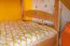 Etagenbett / Kinderbett / Stockbett mit Rutsche, 80 x 190 cm, Buche Massivholz Natur lackiert, teilbar in zwei Einzelbetten, "Easy Premium Line" K27/n