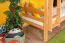 Etagenbett Stockbett mit Rutsche 80 x 190 cm, Buche Massivholz Natur lackiert, teilbar in zwei Einzelbetten, "Easy Premium Line" K29/n