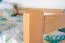 Hochbett mit Rutsche 90 x 200 cm, Buche Massivholz Natur lackiert, umbaubar, "Easy Premium Line" K30/n