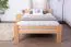 Einzelbett "Easy Premium Line" K4 in Überlänge, 120 x 220 cm Buche Vollholz massiv Natur