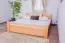 Doppelbett "Easy Premium Line" K5, inkl. 1 Abdeckblende 180 x 200 cm Buche Vollholz massiv Natur