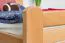Jugendbett "Easy Premium Line" K7 inkl.1 Abdeckblende, 140 x 200 cm Buche Vollholz massiv Natur