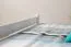 Doppelbett "Easy Premium Line" K7 inkl.1 Abdeckblende, 160 x 200 cm Buche Vollholz massiv weiß lackiert