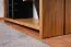 Regal "Lipik" 04, Farbe: Eiche / Schwarz, teilmassiv - Abmessungen: 150 x 120 x 36 cm (H x B x T)