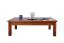 Wohnzimmertisch Eiche teilmassiv Farbe: Walnuss 40x120x70 cm