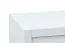 Couchtisch Heber 12, Farbe: Weiß / Weiß Glanz - Abmessungen: 108 x 69 x 52 cm (B x T x H)