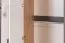 Jugendzimmer - Drehtürenschrank / Kleiderschrank Sallingsund 02, Farbe: Eiche / Weiß / Anthrazit - Abmessungen: 191 x 120 x 51 cm (H x B x T), mit 3 Türen und 5 Fächern