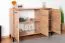Kommode Pandrup 10, Farbe: Eiche - Abmessungen: 83 x 120 x 40 cm (H x B x T), mit 3 Türen und 4 Fächern