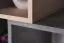 Jugendzimmer - Drehtürenschrank / Eckkleiderschrank Lede 01, Farbe: Grau / Eiche / Weiß - Abmessungen: 190 x 135 x 135 cm (H x B x T)